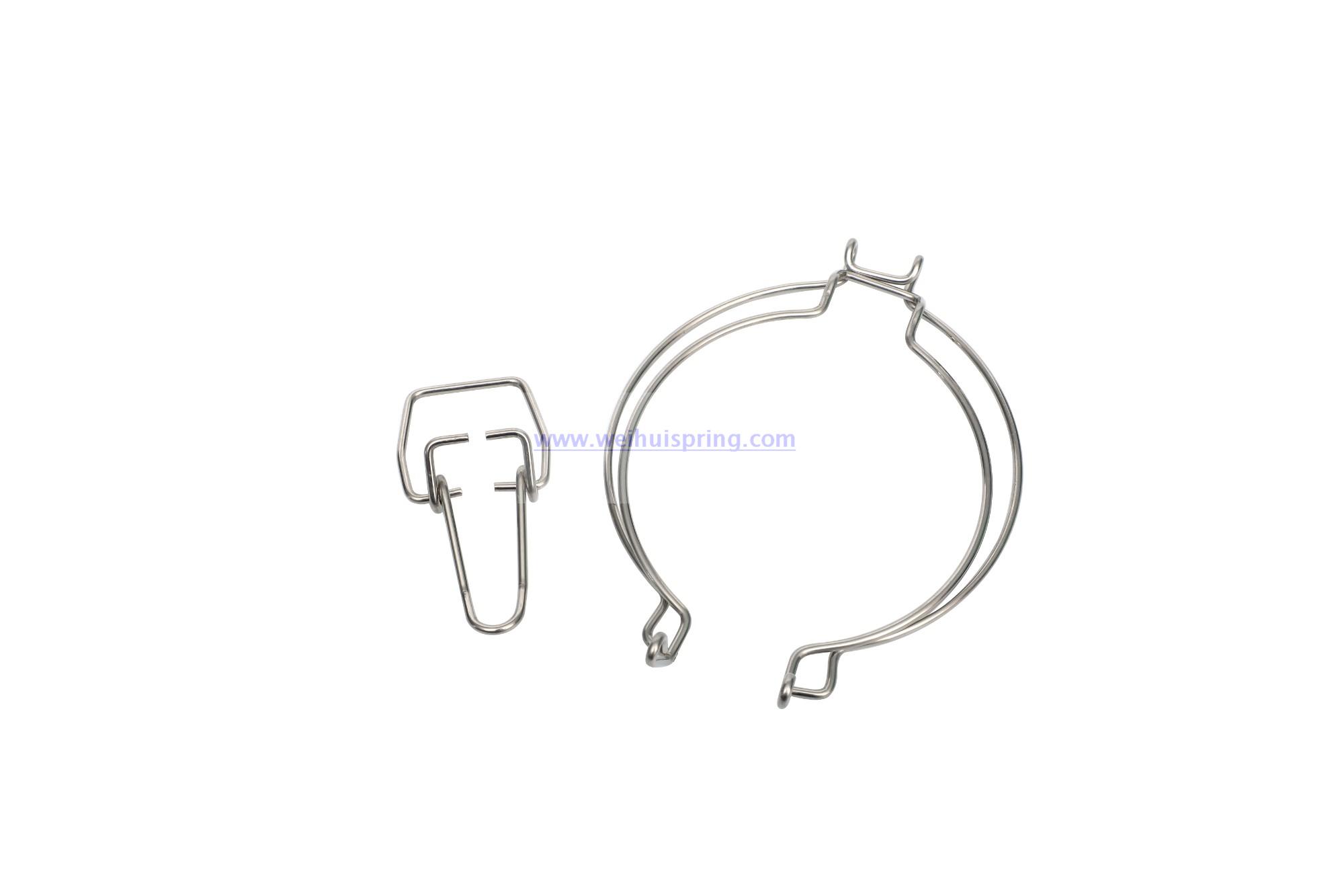Any Shape Wire Forming Metal Retainer Spring for Canister