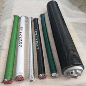 Black powder coated high quality garage door torsion springs with free sample 
