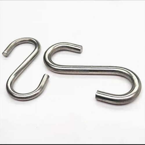Custom flat wire S hook 