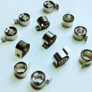 Custom constant force spiral spring for tobacco pusher springs