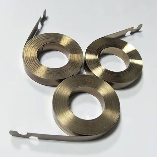 Flat coil spring for vacuum cleaner 