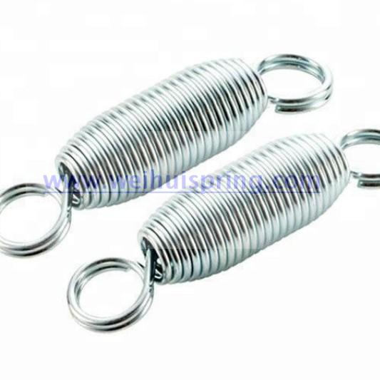 Double hook tension spring for trampoline spring 